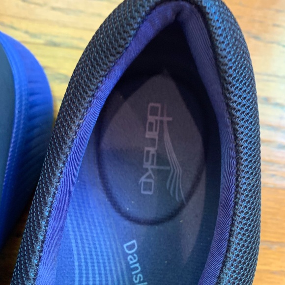 Marlee Dansko slip on grey and blue walking tennis shoes sneaker size 38 (7.5-8) - Picture 6 of 13